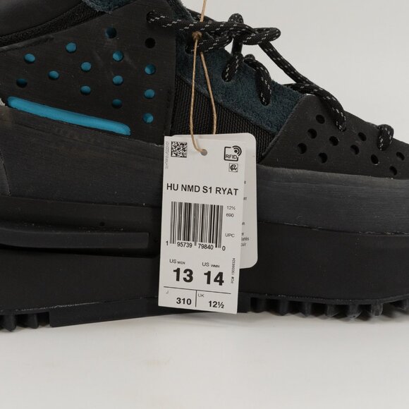 Adidas Pharrell x HU NMD_S1 RYAT 'Core Black' GV6639 Multi Size - Picture 9 of 10